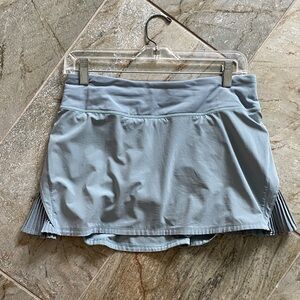 Lululemon Light Blue Athletic tennis skirt Skort